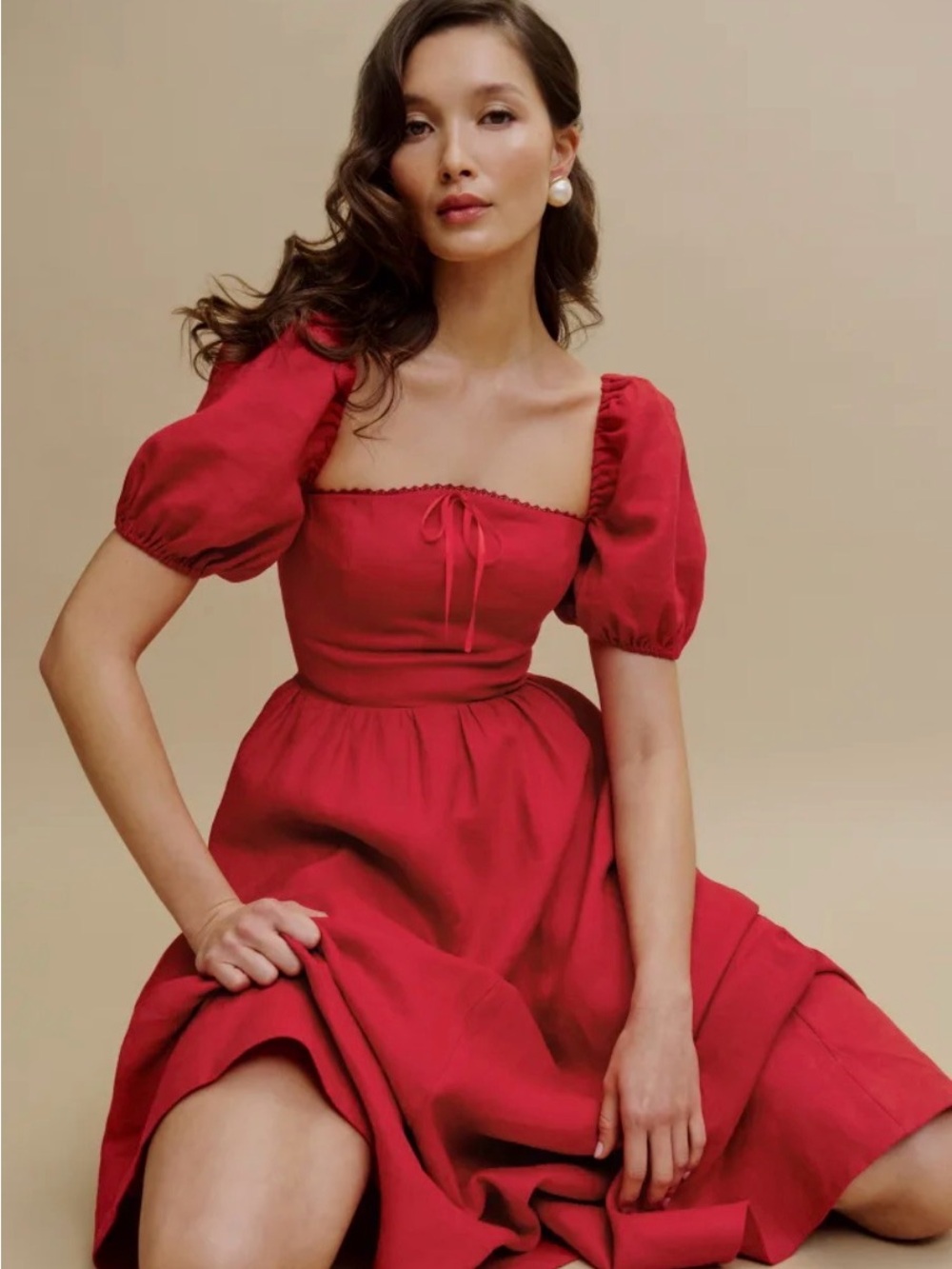 REFORMATION Marella Linen Dress NEVER WORN